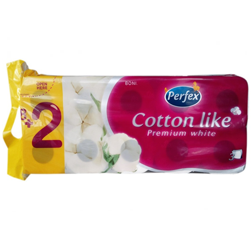 Toalet papir Perfex cotton 10/1 3sl