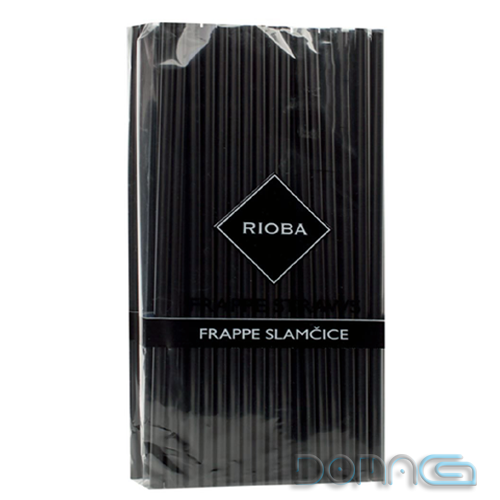 Slamčice plastične crne frape 1/500