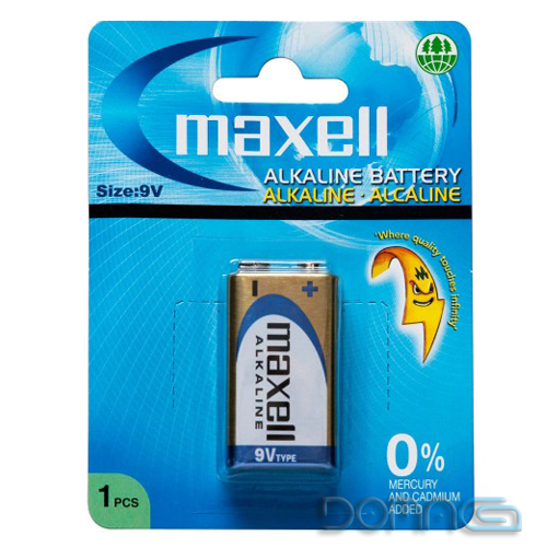 Baterija Maxell alkalna 9V 6LR61